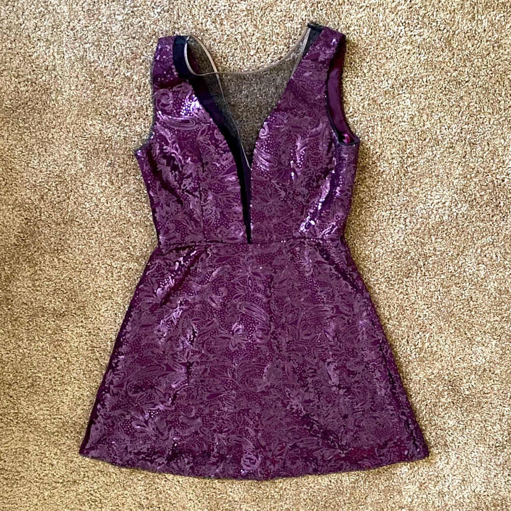 Gorgeous BCBGMAXAZRIA Mini Sequin Dress